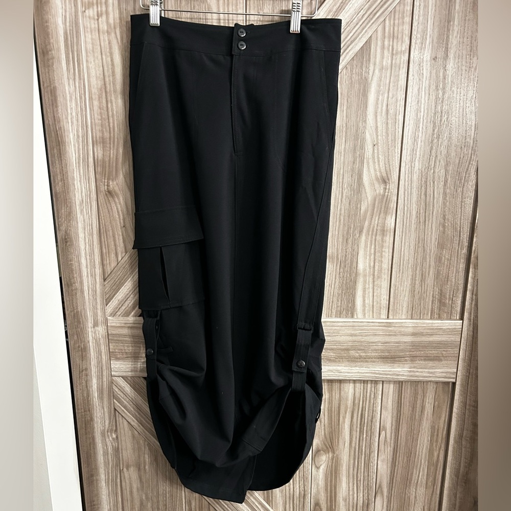 Sympli "Crinkle" Cargo Skirt – Edgy Gorpcore/Grunge Vibe -10